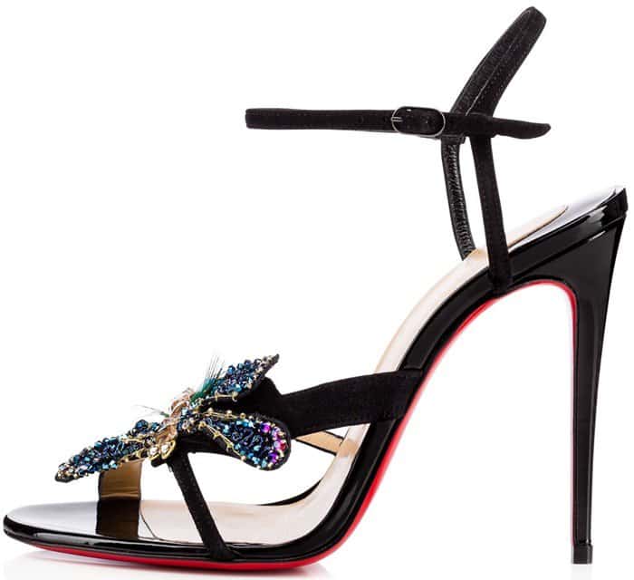 Black Christian Louboutin 'Bat Bat' Dragonfly Heels