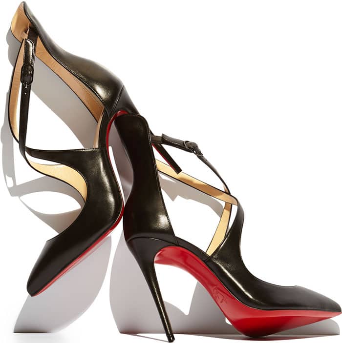 Christian Louboutin Marlenarock Crisscross Leather Pumps