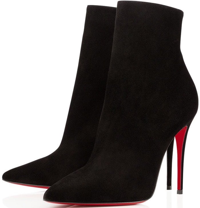 Christian Louboutin 'So Kate' Booty in Smooth Black Suede