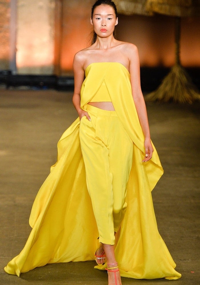 How Tall Is Mya (tall, Credit FayesVision Adriana Barraza, Credit FayesVision Adriana Barraza WENN, FayesVision Adriana Barraza WENN) Christian Siriano Spring 2014 Pant and Top
