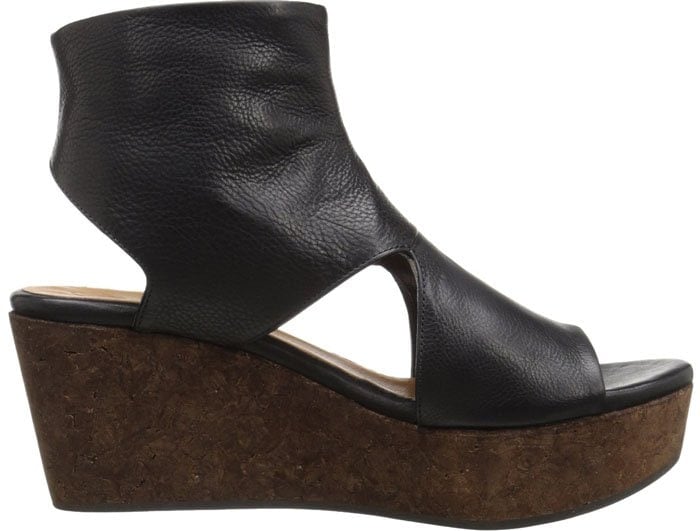 Coclico Women's "Mind" Leather and Cork Wedges