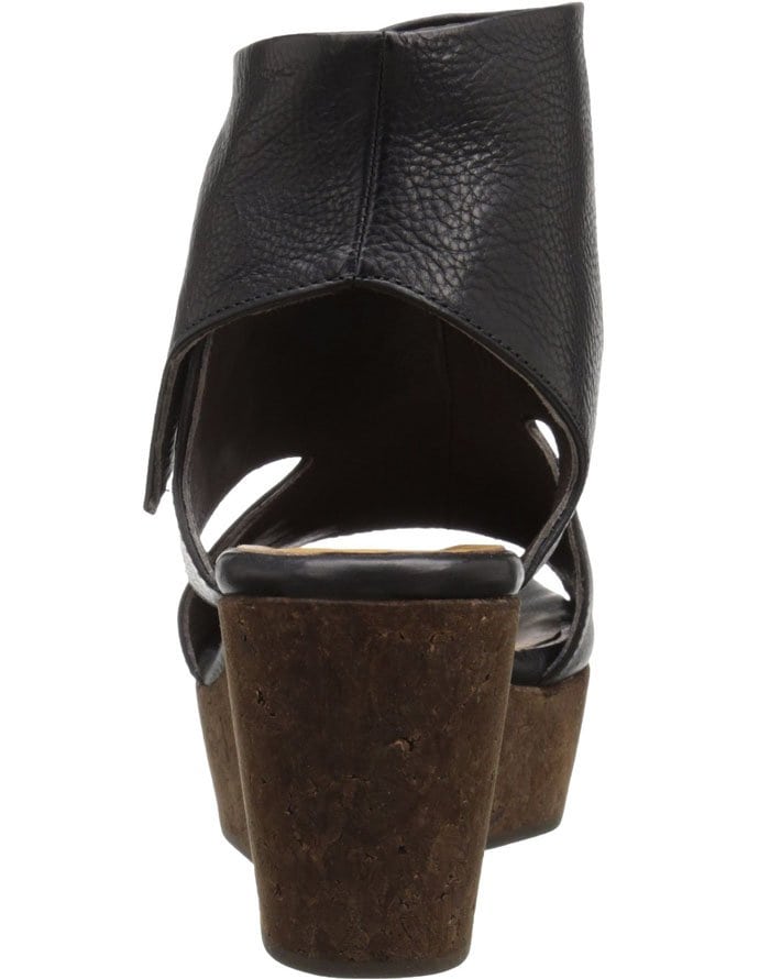 Coclico Women's "Mind" Leather and Cork Wedges