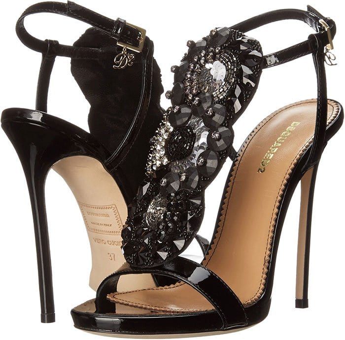 DSquared2-T-Strap-Embellished-Sandals