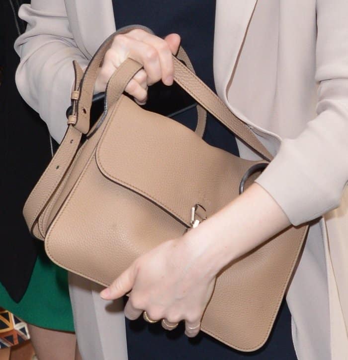 Emma Stone's super soft leather Gucci bag is a classic take on the satchel trend