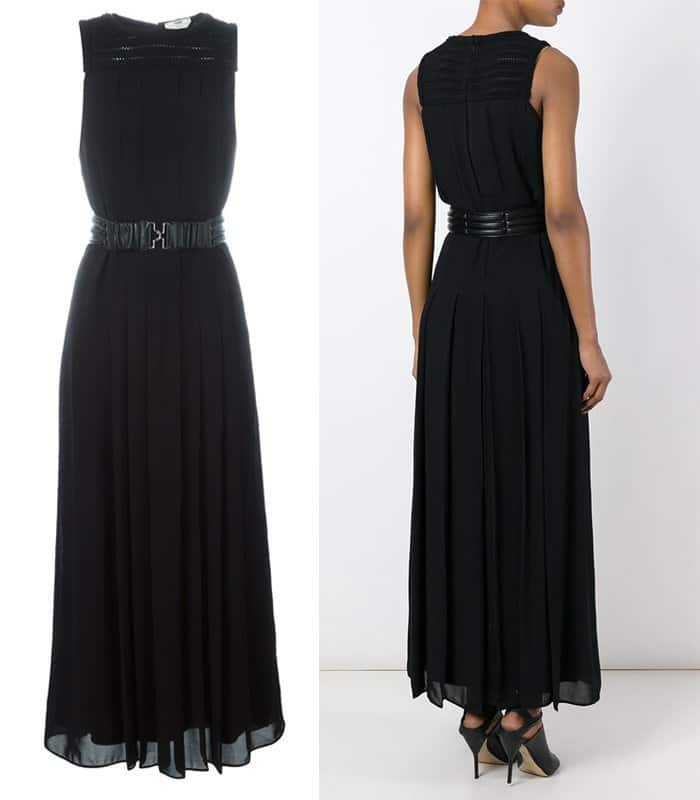 Fendi Long Belted Dress