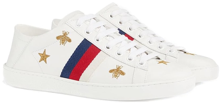 gucci sneakers bees and stars