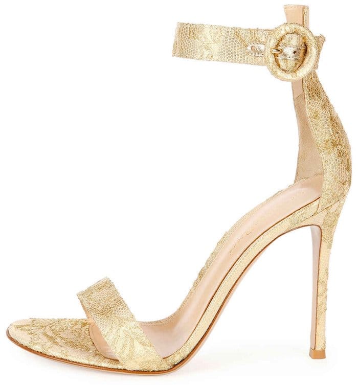 Gianvito Rossi Portofino gold