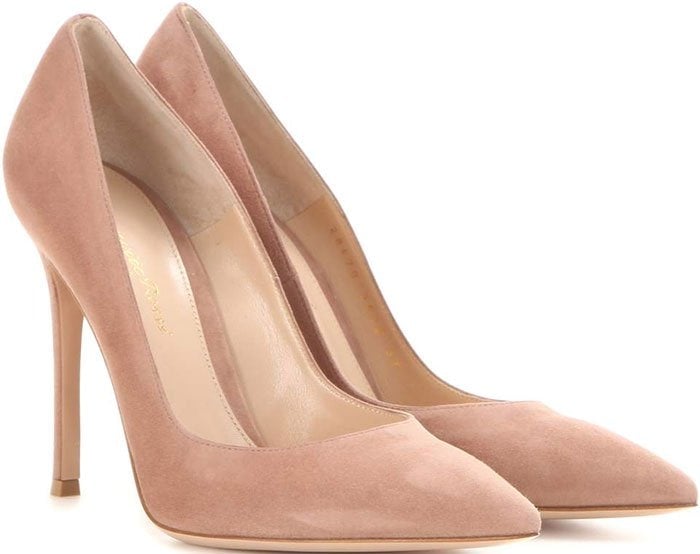 Gianvito Rossi Praline Suede Pumps