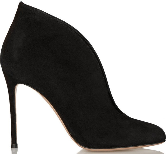 Gianvito Rossi Vamp Suede Ankle Boots