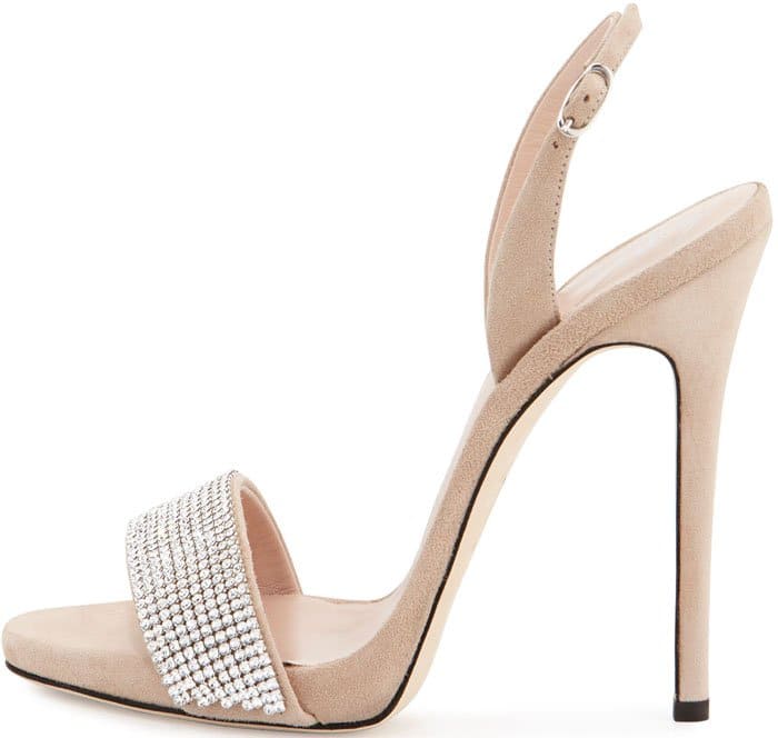 Giuseppe Zanotti Coline crystal 110mm sandals