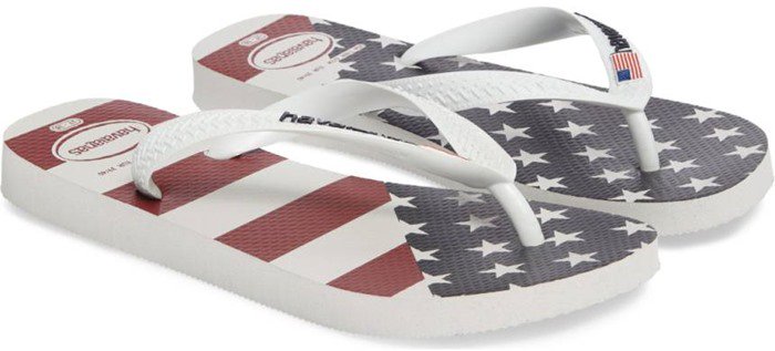 Havainas Top Mix USA Flag Flip Flops