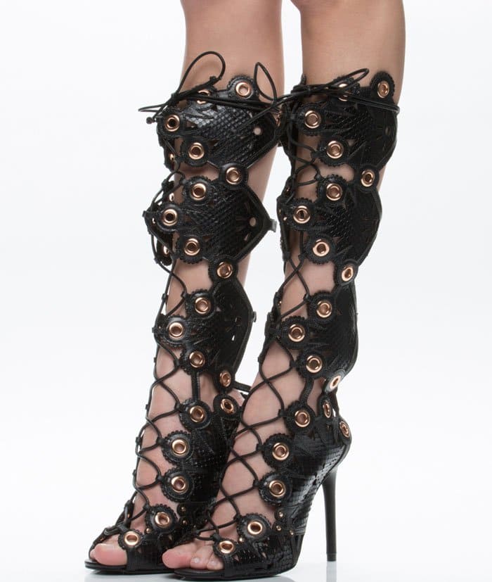 Ivy Kirzhner Cannes Lace-Up Sandal Black