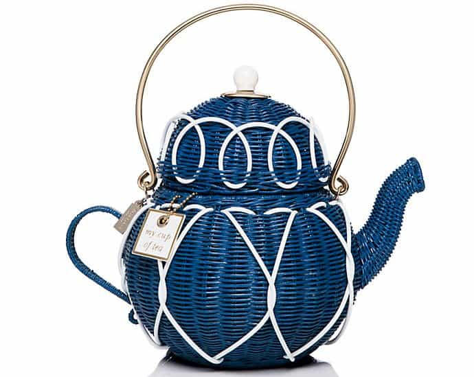 Kate Spade Down the Rabbit Hole Wicker Teapot