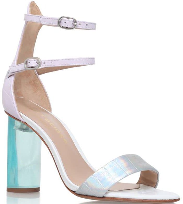 Pastel Kurt Geiger "Izzy" Block Heel Sandal