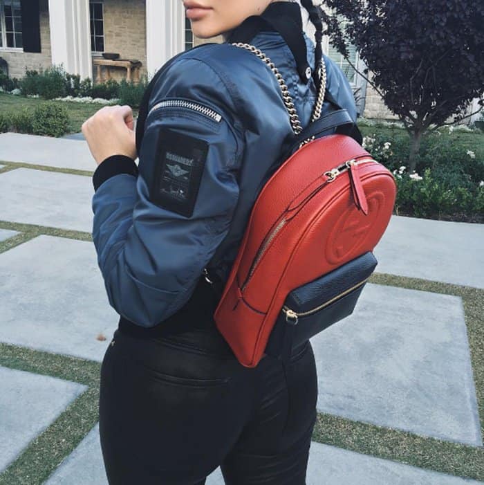 Kylie Jenner Backpack Gucci