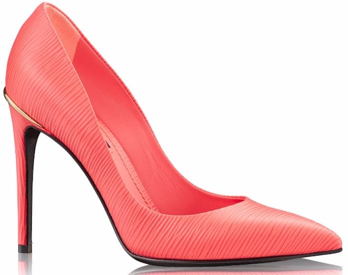 Louis Vuitton "Eyeline" Pump in Flamingo