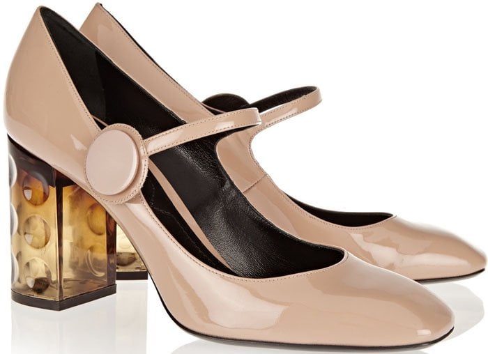 Nude Nicholas Kirkwood "Carnaby" Mary Jane Pumps