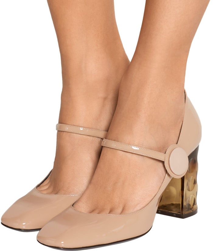 Nude Nicholas Kirkwood "Carnaby" Mary Jane Pumps