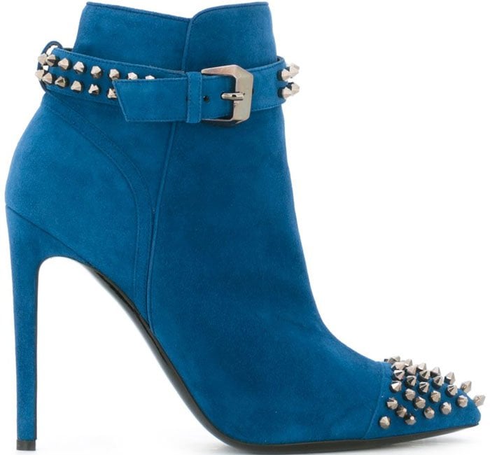 Philipp Plein On My Boo Blue Booties