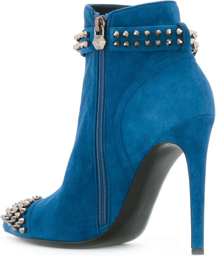 Philipp Plein On My Boo Blue Booties