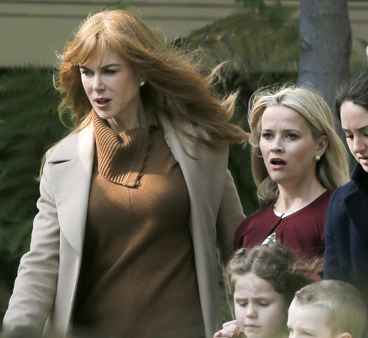Reese Witherspoon and Nicole Kidman became close friends while filming the American drama television series Big Little Lies