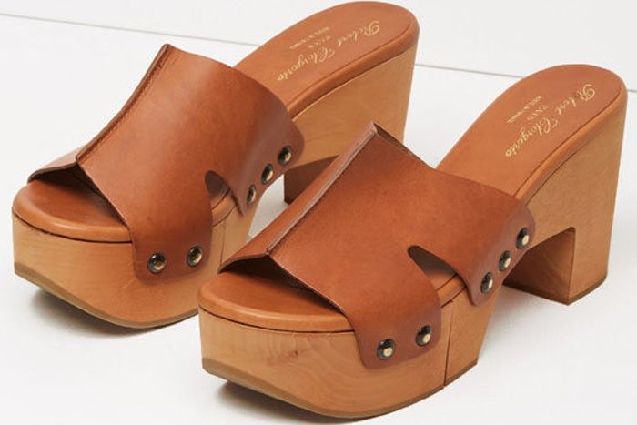 Robert Clergerie Cetri Clog Sandals Brown