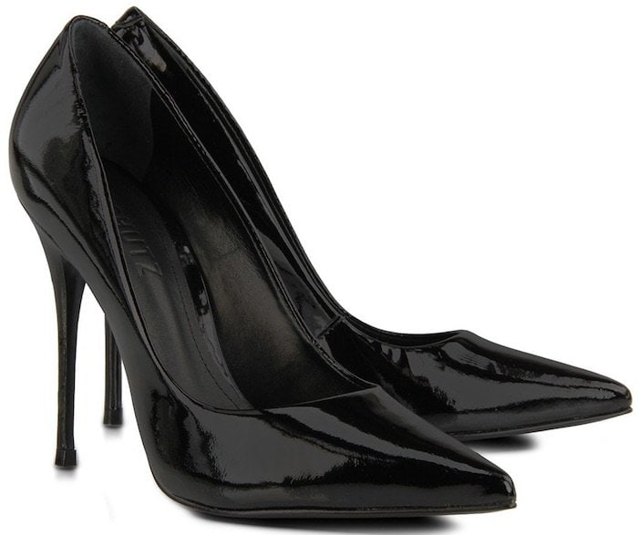 Schutz Black Court Shoes