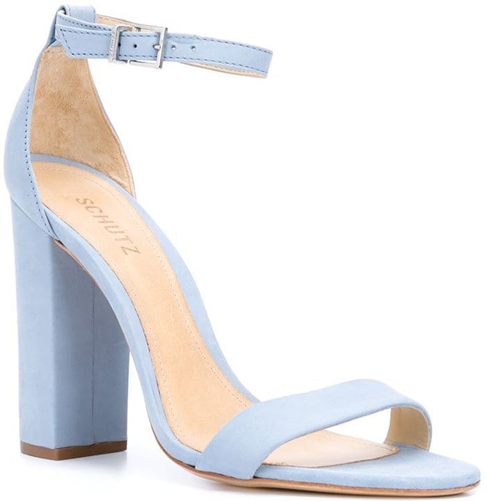 Schutz Enida Light Blue Dress Sandal