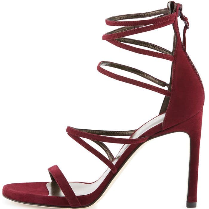 Bordeaux Stuart Weitzman "Myex" Sandals