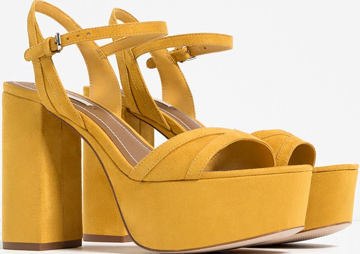 Zara High Heel Platform Sandals