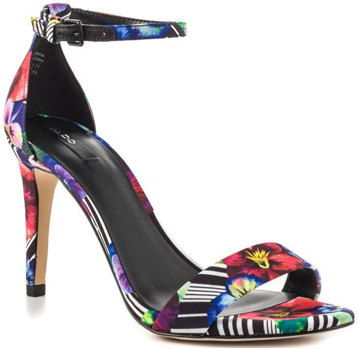 ALDO Cardross Ankle-Strap Sandals Tropical Print