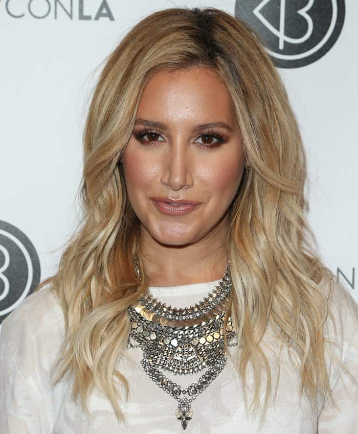Ashley Tisdale promoted new Illuminate by Ashley products at the 2016 BeautyCon Festival