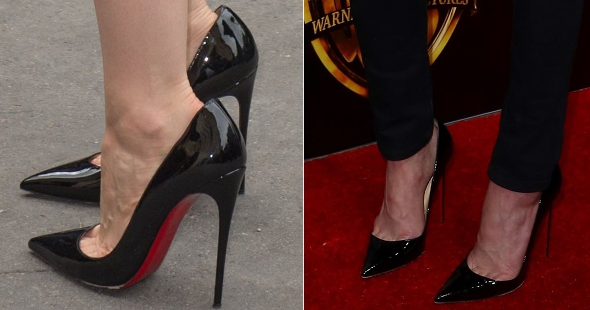 Jessica Chastain and Amber Heard in Christian Louboutin 'So Kate