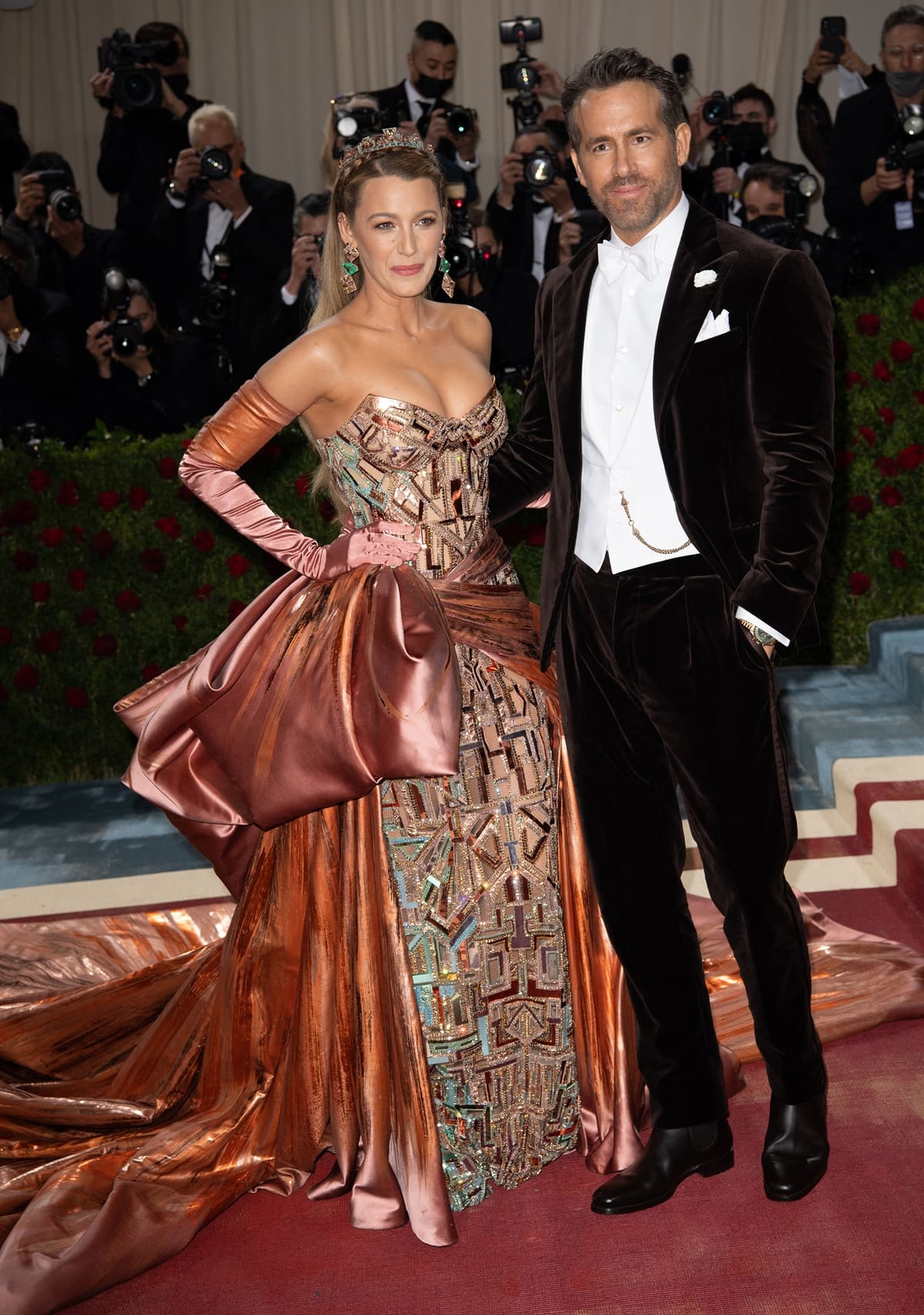 Blake Lively and Ryan Reynolds attend "In America: An Anthology of Fashion," the 2022 Costume Institute Benefit at The Metropolitan Museum of Art