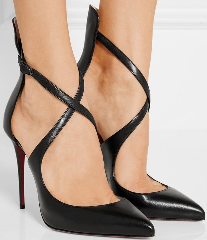 Christian Louboutin Marlenarock 100 leather pumps