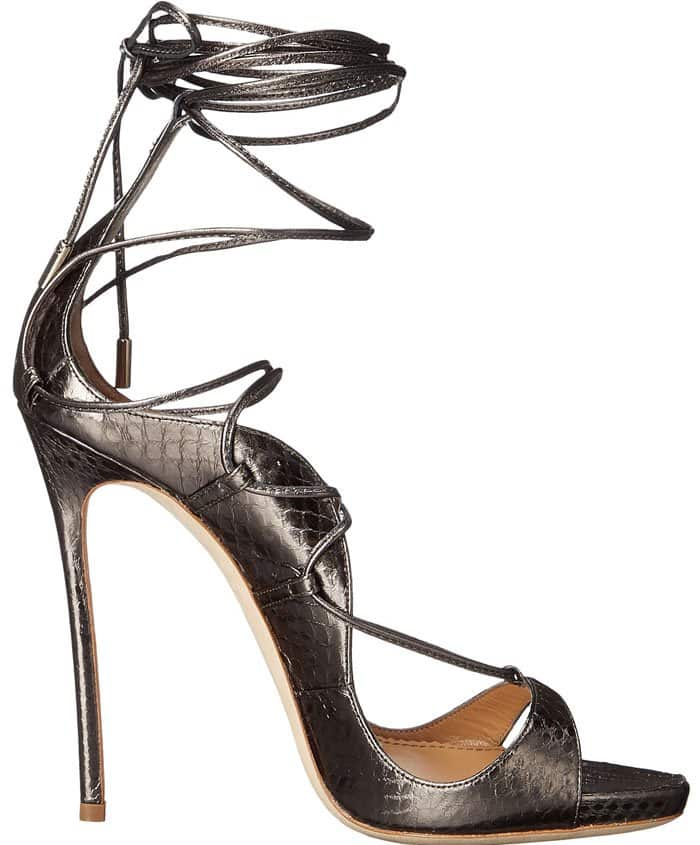 DSquared2 Riri Pewter Sandals