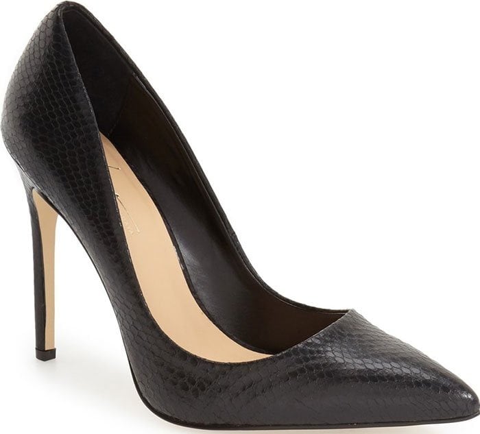 Daya by Zendaya "Atmore" Pumps Snake Embossed