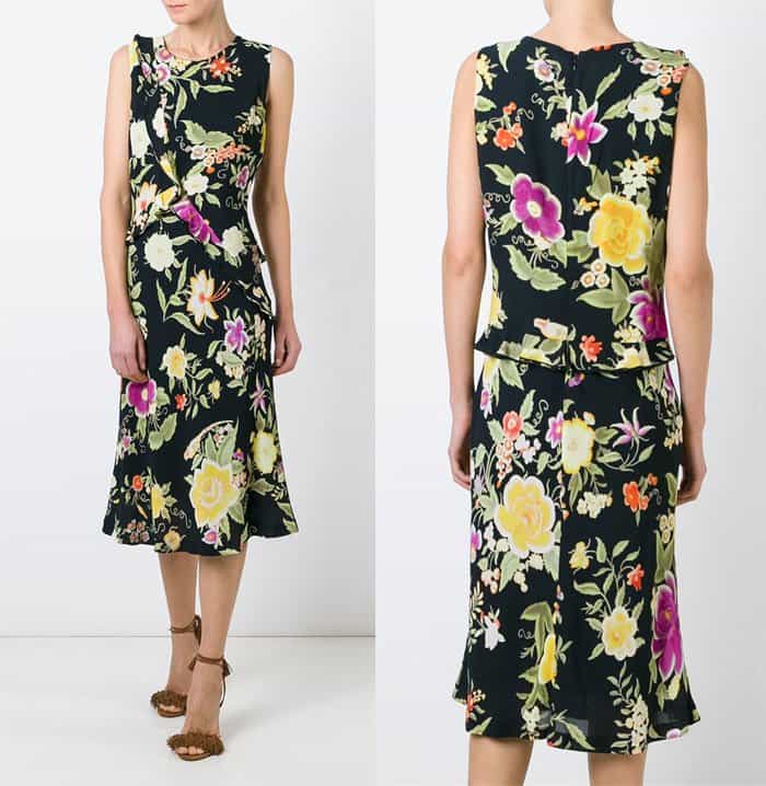 Etro Sleeveless Floral Print Dress