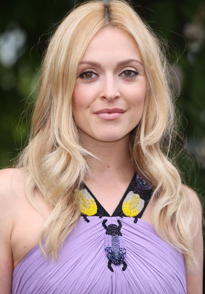 Fearne Cotton wears her blonde hair down at the Serpentine Gallery Summer Party