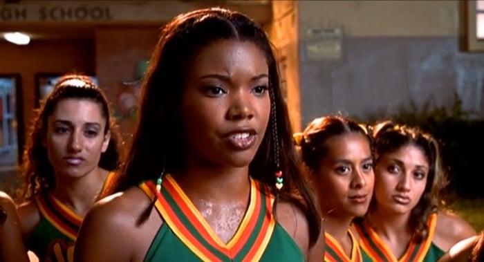 Gabrielle Union as the East Compton Clovers cheerleading captain Isis in Bring It On