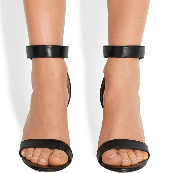 Black Givenchy "Retra" Leather Sandals