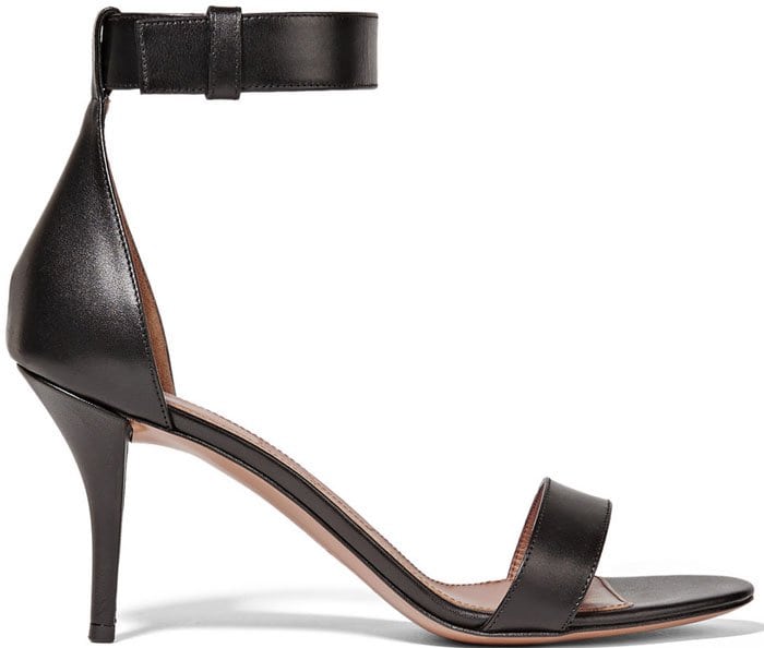 Black Givenchy "Retra" Leather Sandals
