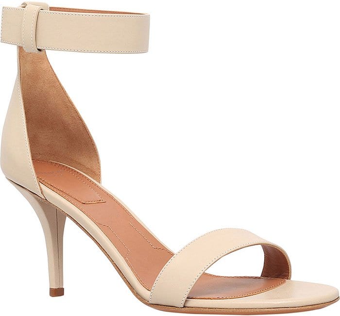 Nude Givenchy "Retra" Leather Sandals