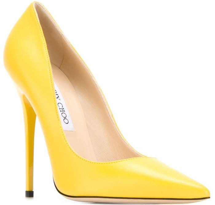 Sunny Yellow Jimmy Choo "Anouk" Pumps