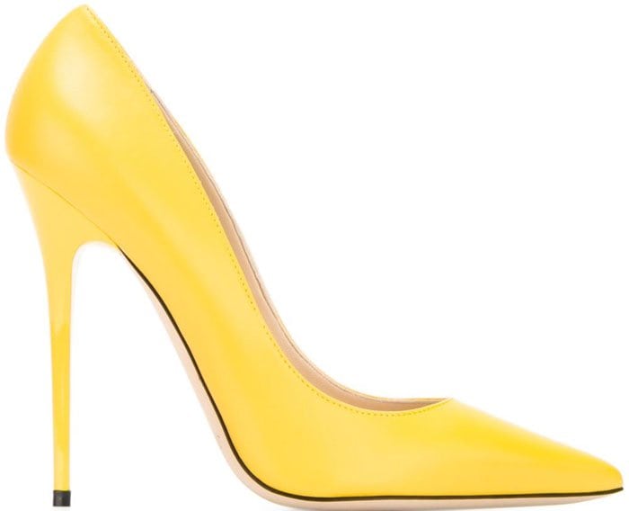 Sunny Yellow Jimmy Choo "Anouk" Pumps