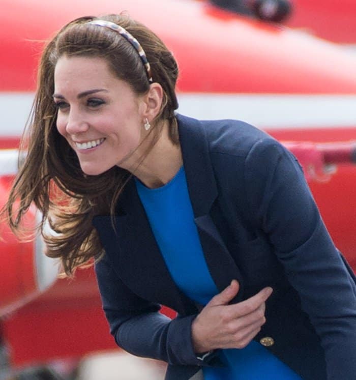 Kate Middleton's attire effortlessly encapsulated the essence of refined relaxation, fitting for the occasion