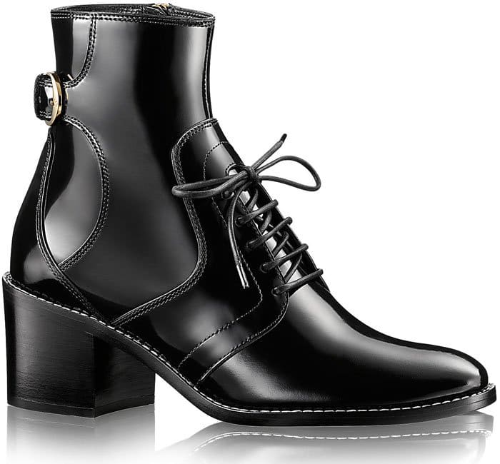Louis Vuitton "Republic" Patent Ankle Boots