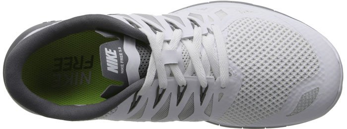 White Nike "Free 5.0" Running Sneakers