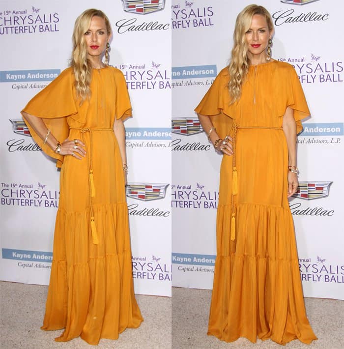 Rachel Zoe graced the Chrysalis Butterfly Ball on June 11, 2016, stunning in her own Rachel Zoe Melina Gown design