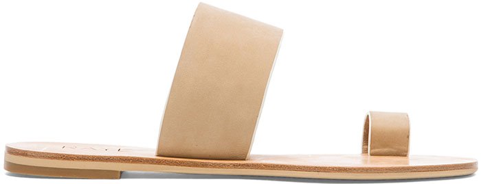 RAYE Sara Sandal in Nude & White